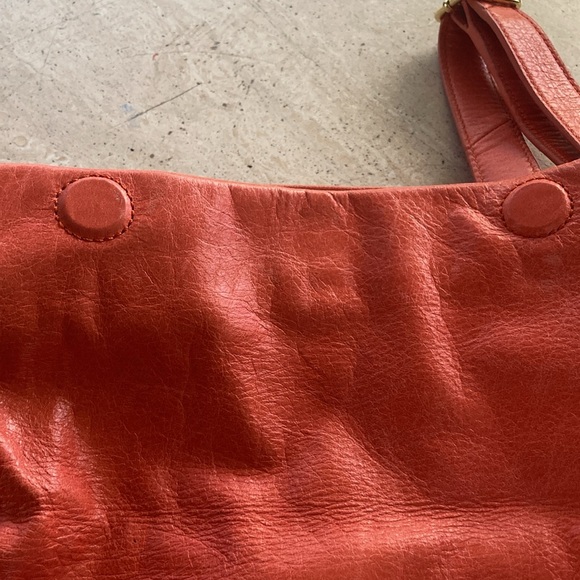 Tory Burch Dena 3-Way Orange Leather Crossbody Bag - Picture 6 of 6